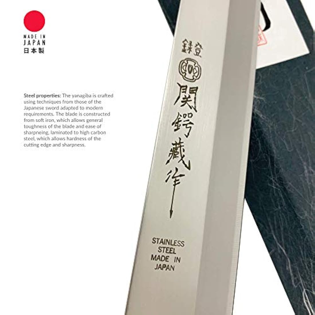 Cuchillo japonés de cocina de JapanBargain de acero