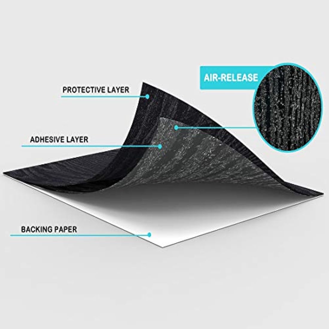 Abyssaly- Papel autoadhesivo decorativo  para muebles,