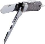 Cuchillo para electricista de bolsillo de 2 cuchillas acero