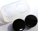 Transparente túnel oreja Ear plug Piercing molde. Big túnel tamaño. 38 mm. (un par, 2 piezas), incluye EE. UU. Envío.