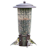 Perky-Pet 334-1SR Squirrel-Be-Gone Max Alimentador de pájaros con Flexports - 4 Lb