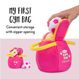 Bolsa de peluche para gimnasio con 4 pelotas