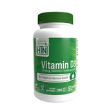 5,000 Unidades Internacionales de vitamina D3, no modificada