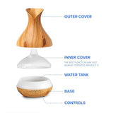 Difusor para aceites esenciales (400 ml)