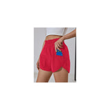 Shorts cortos y elásticos de cintura alta talla XL