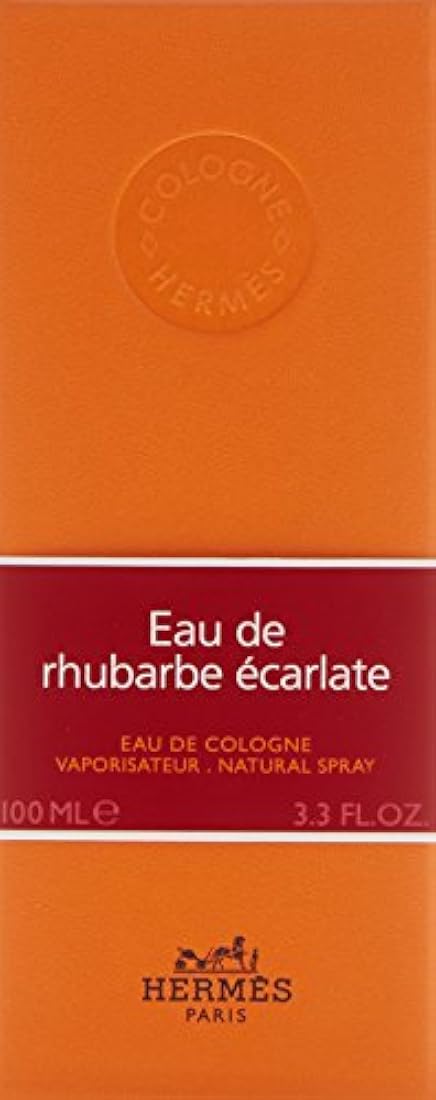 Hermes Eau De Rhubarbe Ecarlate EDC Spray para unisex, 3.3 onzas