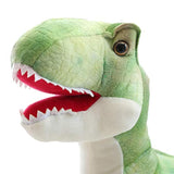 Peluche de T-Rex color verde y blanco de 23.6 in. Leven