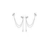Aretes de plata con diseño de estrella