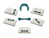 Accesorio de hule para páginas de libros