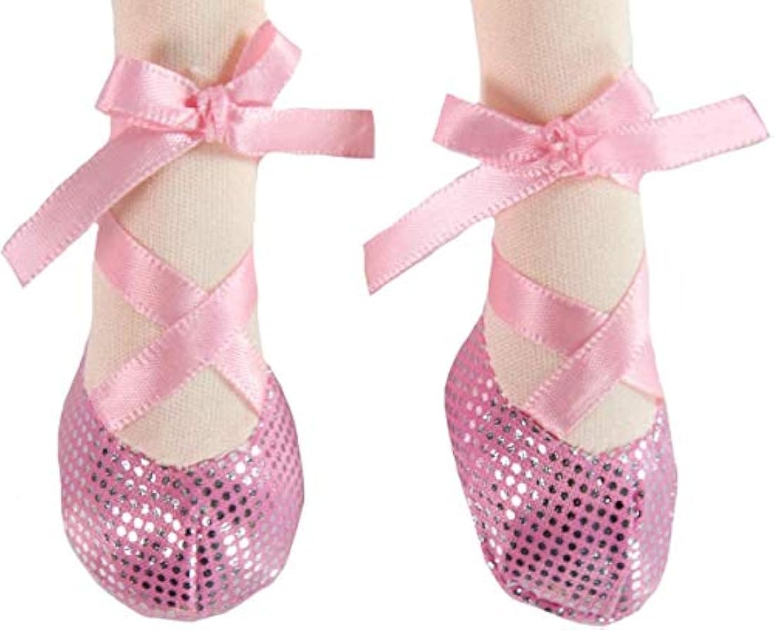 Muñeca de peluche con diente de princesa rosa