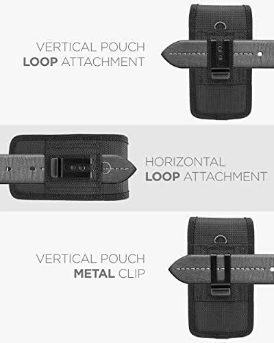 Encased Funda para cinturón 2 en 1 con funda resistente para Samsung Galaxy S22 Ultra – Funda a prueba de golpes con clip de nailon balístico (S22-ULTRA)