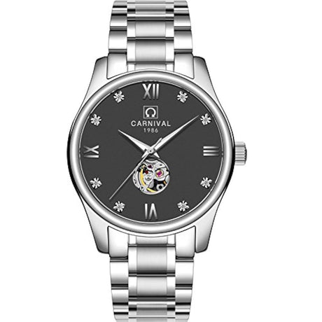 reloj  Set de regalo para hombres y mujeres de 2 (negro)