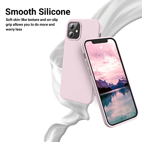 Funda compatible con iPhone 12   (rosa hielo)
