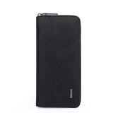 Cartera para hombre impermeable de lona con cremallera