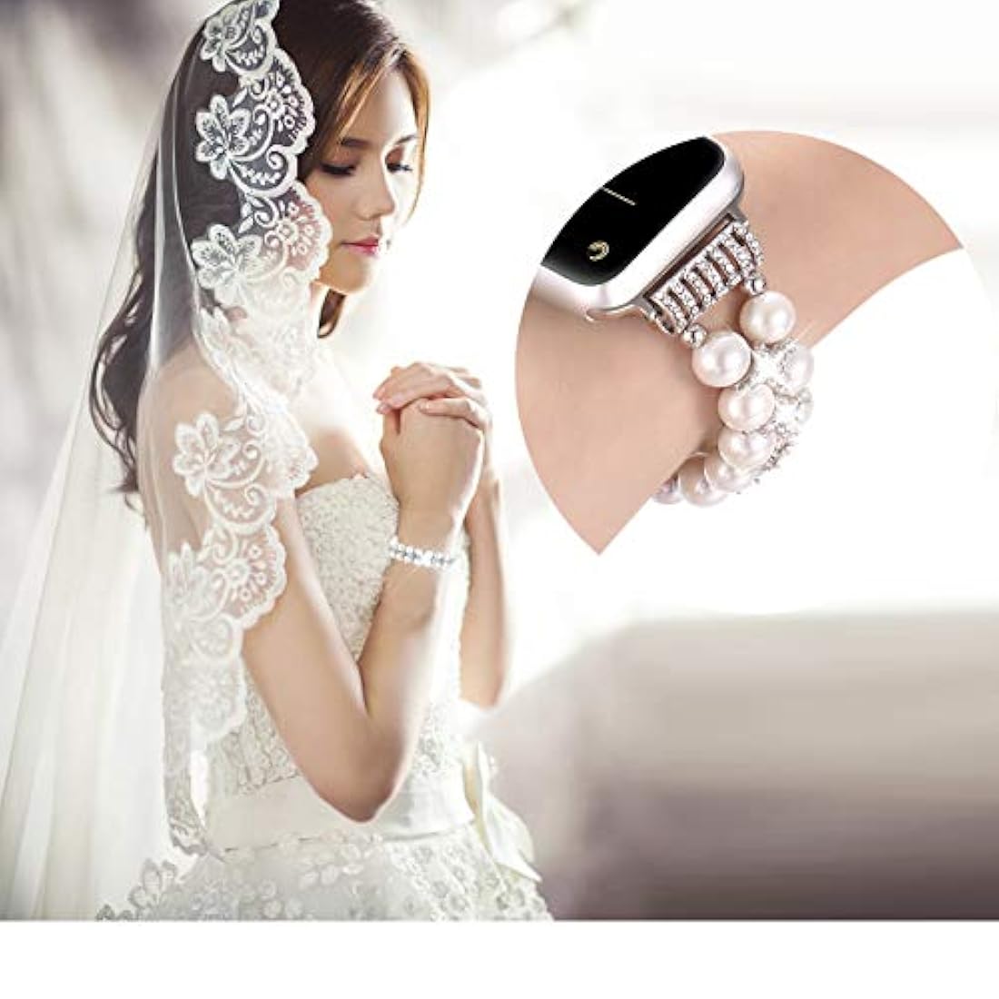 pulsera de joyería compatible con Iwatch Series 5/4/3/2/1