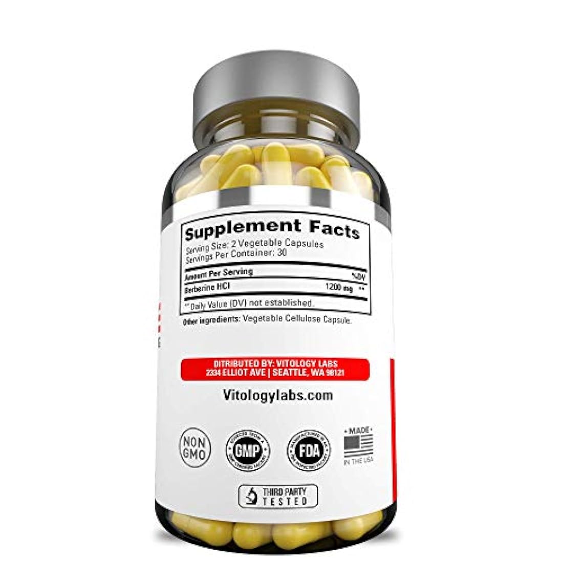 HCL 1200mg para el metabolismo de glucosa en sangre