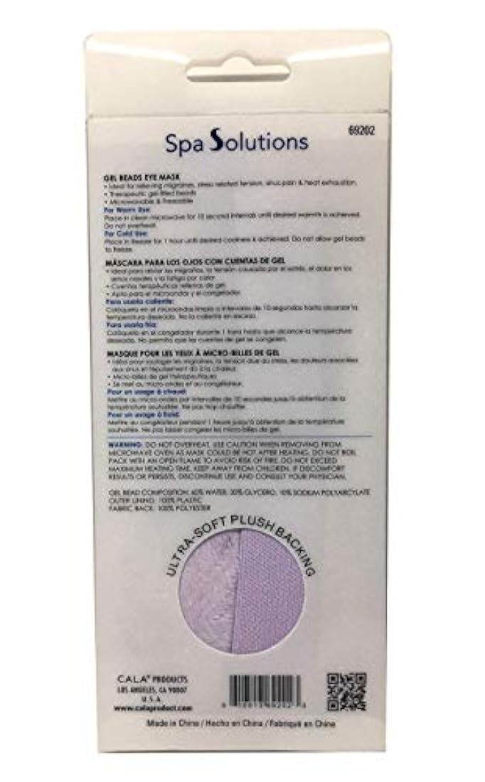 Spa soluciones perlas de Gel máscara de ojo caliente y fría