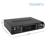 Amplificador de potencia Bluetooth PYLE-PRO P2203ABTU
