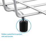 Escurreplatos extensible y soporte para utensilios