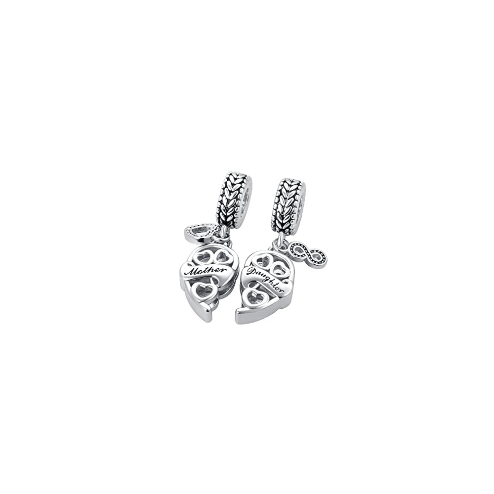 Dijes y Medallas de 2 piezas colgantes para pulsera
