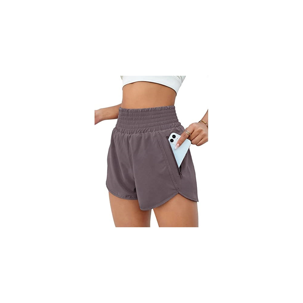 Shorts cortos deportivos de cintura alta para mujer S