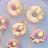 Moldes de Silicona para Pasteles Rose Flowers, 2 Piezas, Fondant