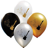 Globos para guitarra – 2 caras de látex colorido de 12.0 in