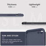 DTTOCASE - Funda para iPhone SE 2022/2020, iPhone 8, iPhone 7, funda de silicona líquida para iPhone SE 8 7 de 4.7 pulgadas, funda protectora colorida suave y sedosa para niñas y mujeres, azul marino