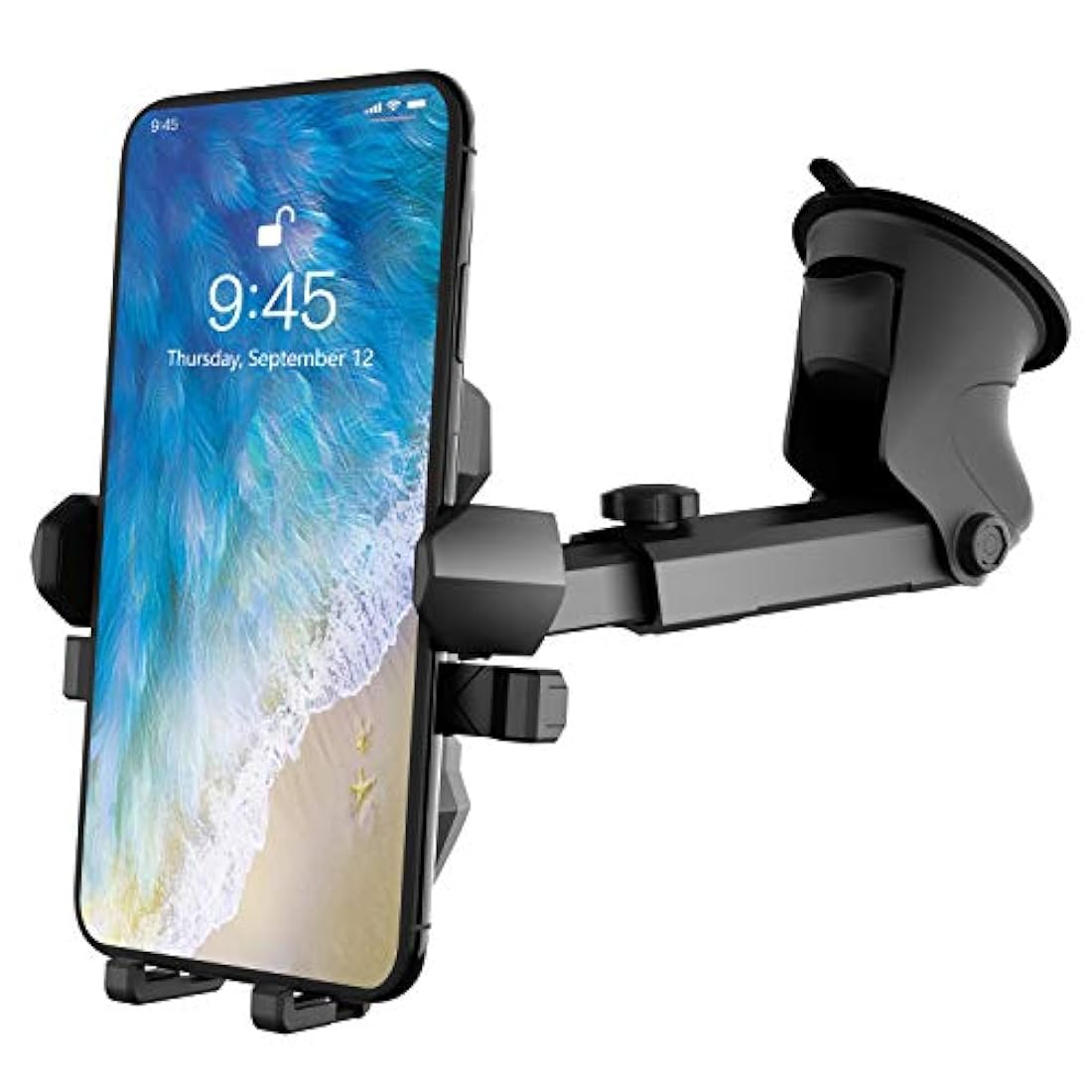 Soporte de teléfono para coche, universal, cuello largo