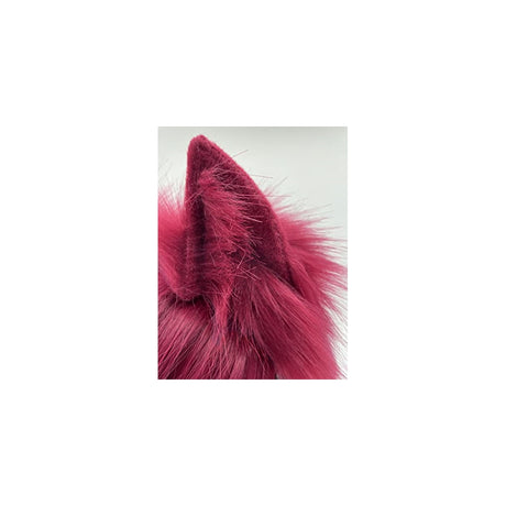 Disfraces de Diadema de orejas de lobo rojo talla única