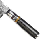 BIGSUN Nakiri cuchillo de Usuba de 7 pulgadas profesional