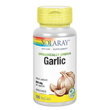 Suplemento de ajo orgánico Solaray, 600 mg, 100 unidades