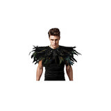 Disfraz gótico de plumas negras para hombre