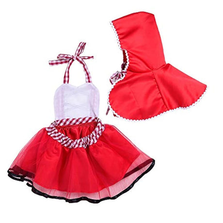 Disfraz de caperucita roja para Halloween, fiesta de Navidad