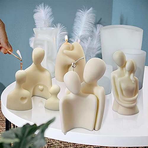 Molde de Silicona para Pareja de Amor - DIY Aromaterapia Mold