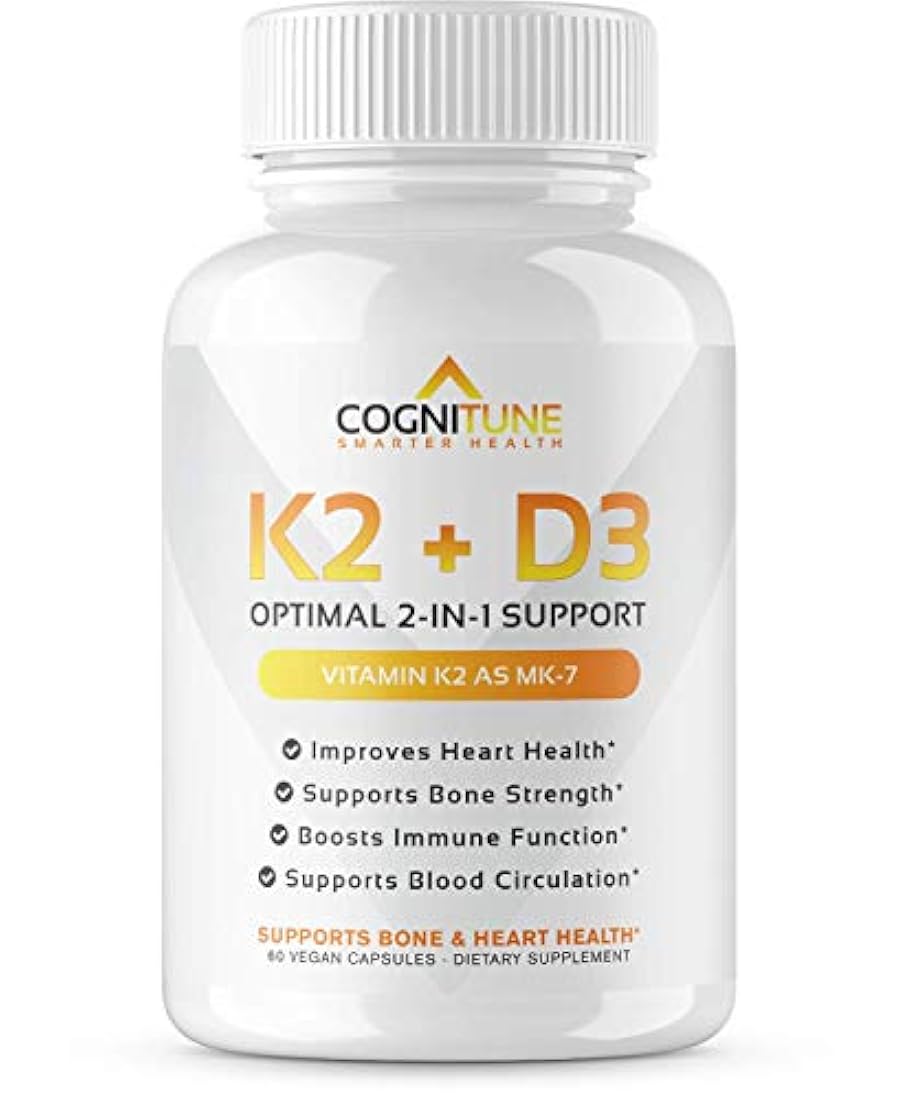 Vitamina K2 (MK7) con suplemento D3