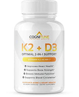Vitamina K2 (MK7) con suplemento D3