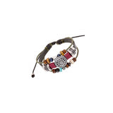 Pulseras bohemia de mujer de muchas capas de tela