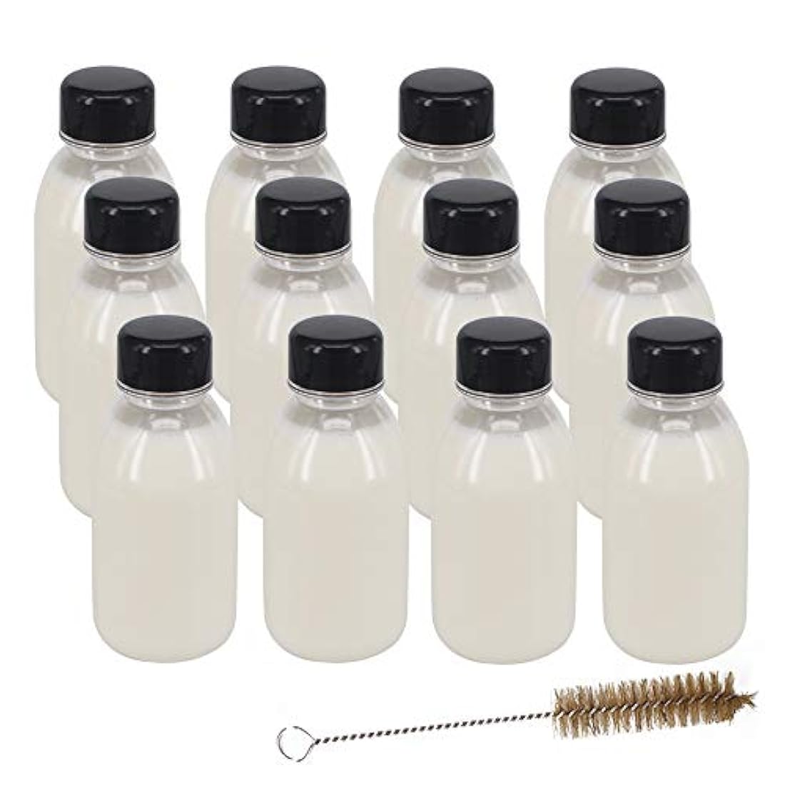 12 botellas de zumo de plástico PET