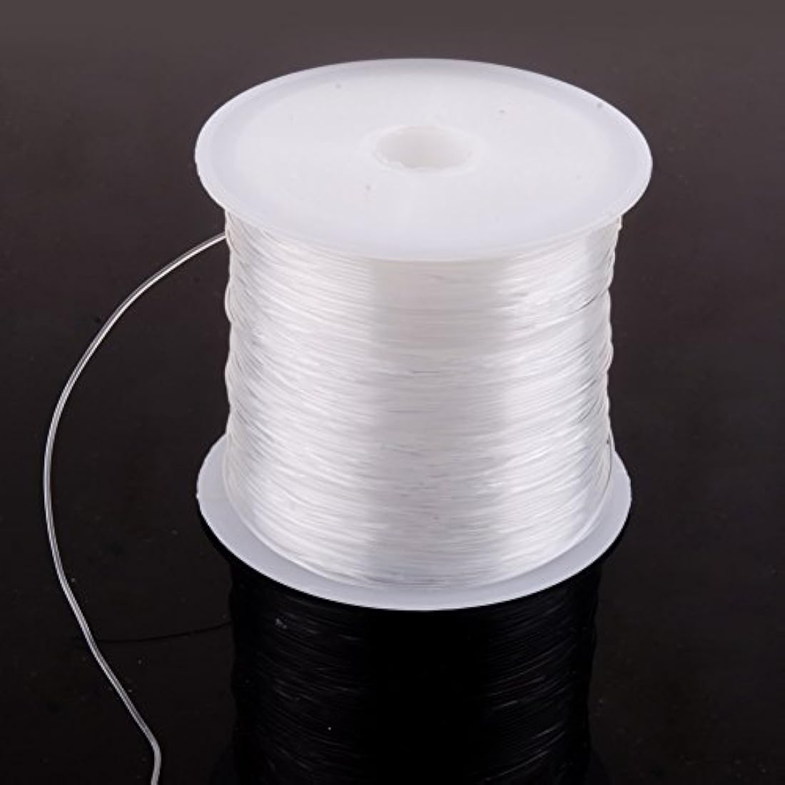 Pandahall - 1 rollo de alambre transparente de hilo de nylon