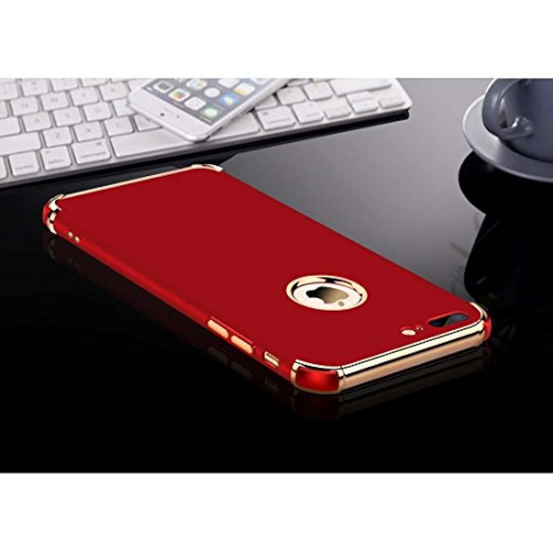 Funda para iPhone 8 Plus, ultrafina, flexible, mate