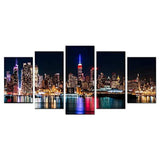 Biuteawal - Lienzo decorativo de pared de Nueva York
