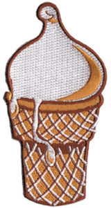 Aplicación Hielo Crema Cono parche