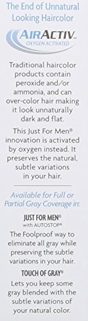 Tinte para hombre con cana también para la barba y el bigote,
