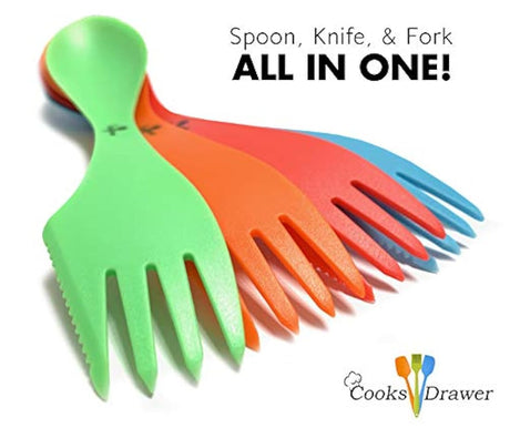 Cooks Drawer - Cubertería para camping (4 unidades)