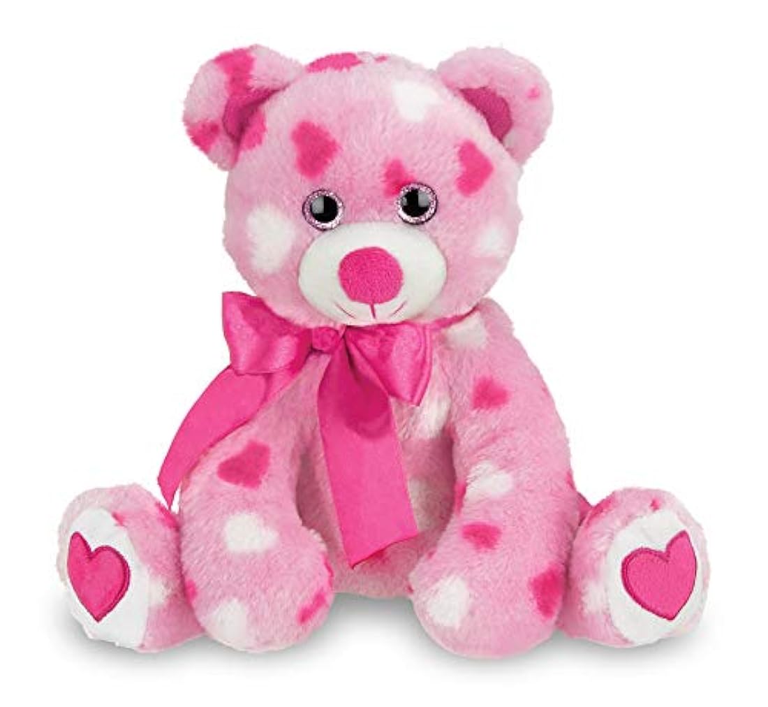 Oso de peluche con corazones 8.5 pulgadas
