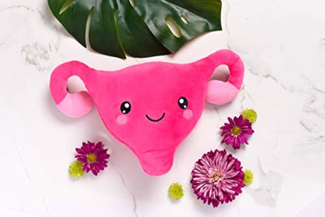 Peluche diseño de Uterus Rosa, Nerdbugs