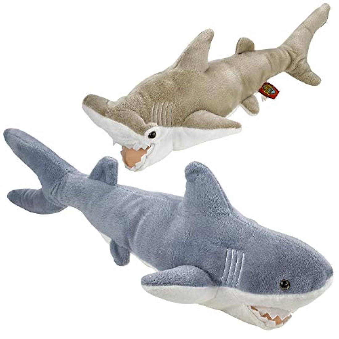 Peluches de Tiburón color azul-gris,para niños. Bedwina