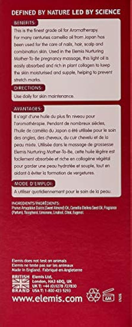 Elemis Aceite corporal de camelia japonesa