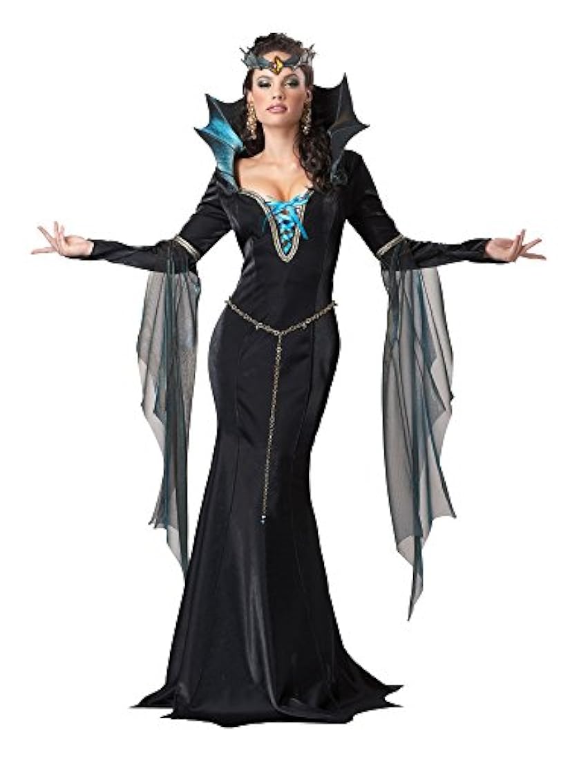 Disfraz de hechicera malvada, para mujer adulta.
